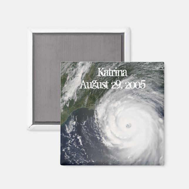 Íman Furacão Katrina, Imagem por Satélite (Front/Back)