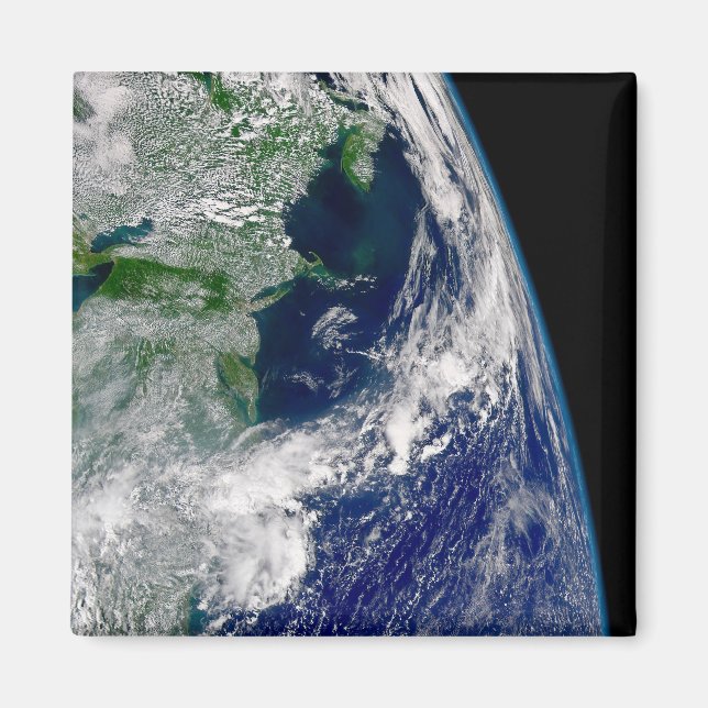 Íman Furacões Em Uma Terra Parcial. (Frente)