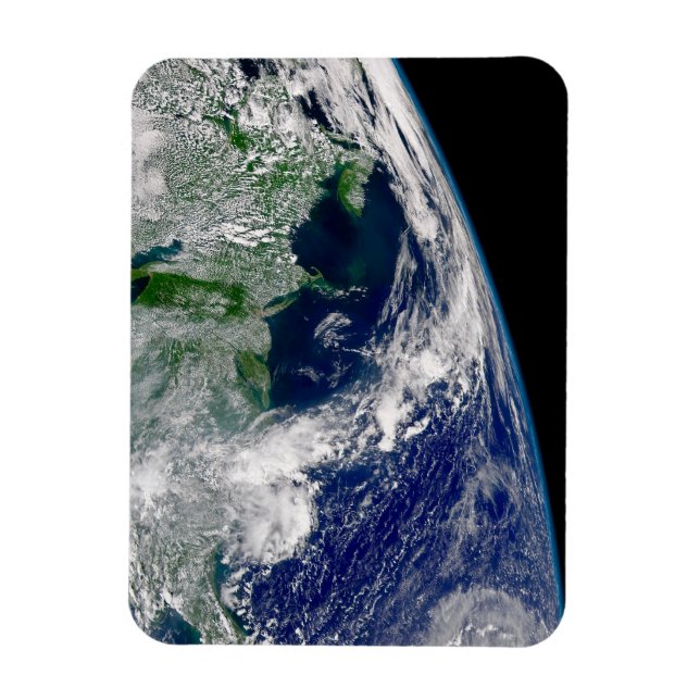 Íman Furacões Em Uma Terra Parcial. (Vertical)