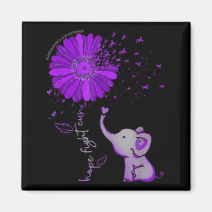 Íman Fúria Roxa do Elefante Corajoso Alzheimer