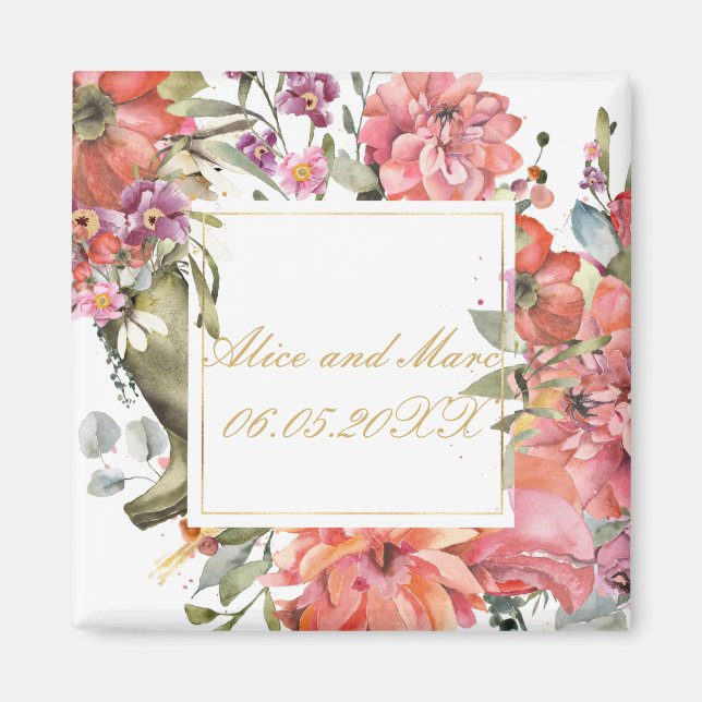 Íman Fuselagem rosa PERSONALIZAR (Frente)