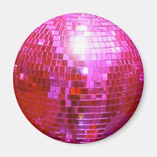 ÍMAN FUSHIA DISCO BALL DANCE (Frente)