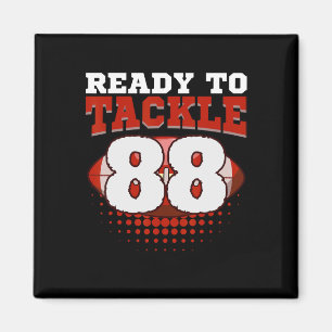 Íman Futebol 88º Aniversário Jogador Tackle Team Esport