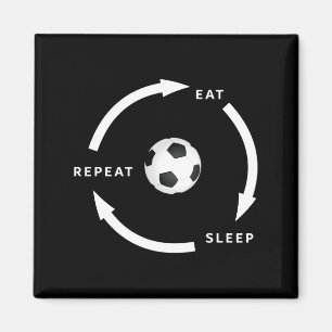 Íman Futebol Americano Comer Dormir Repetir Fã de Espor
