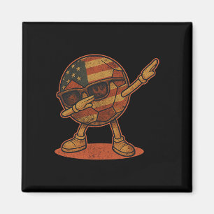 Íman Futebol Americano Vintage Dabbing Byll