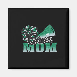 Íman Futebol animado Mãe Verde Pom Preto Branco Leopard