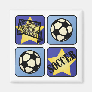 Íman Futebol azul