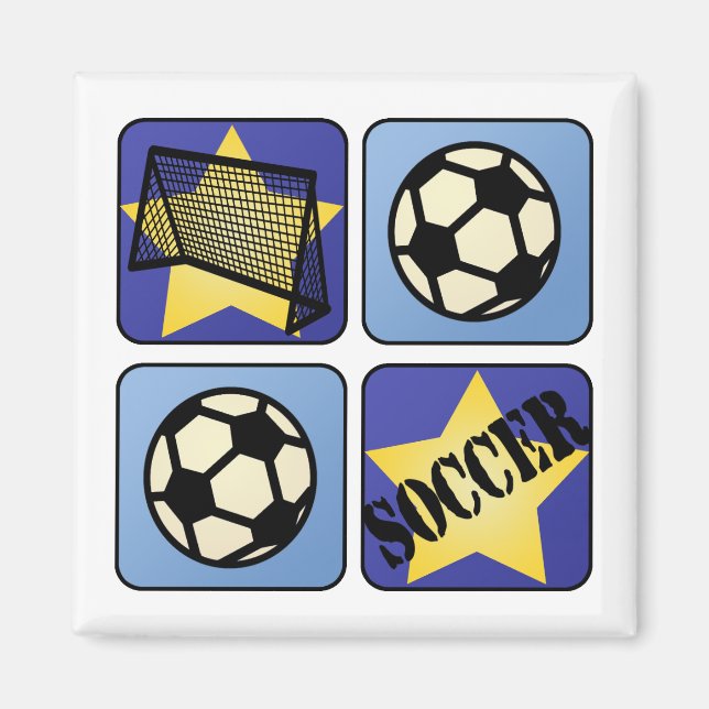 Íman Futebol Azul (Frente)