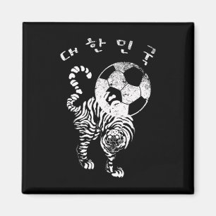 Íman Futebol Coreano Para Time Vermelho Mundial