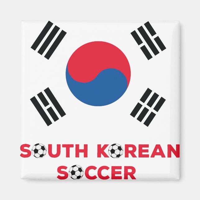 Íman Futebol da Coreia do Sul (Frente)