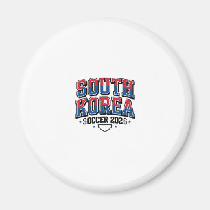 Íman Futebol da Coreia do Sul 2026 Futebol Bold País Ti