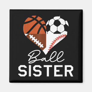 Íman Futebol da Irmã Bola de Basquete