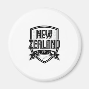 Íman Futebol da Nova Zelândia 2026 Futebol Negrito Tipo