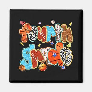 Íman Futebol de basquetebol do quarto ano B