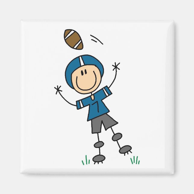 Íman Futebol de Boneco Azul (Frente)