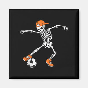Íman Futebol de Halloween Esqueleto Futebol Truque ou T