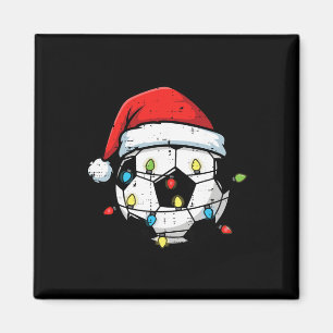 Íman Futebol de Natal Ll Papai Noel Xmas Futebol Sport