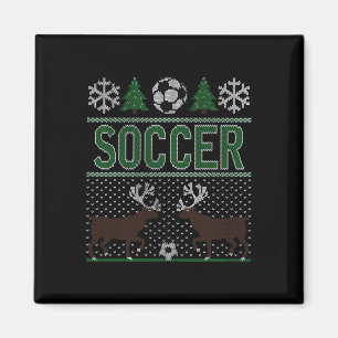 Íman Futebol de Suéter de Natal Feio