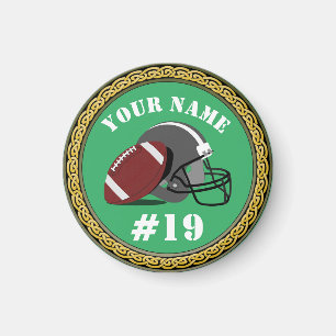 Íman Futebol do Magnet - Adicionar nome e número