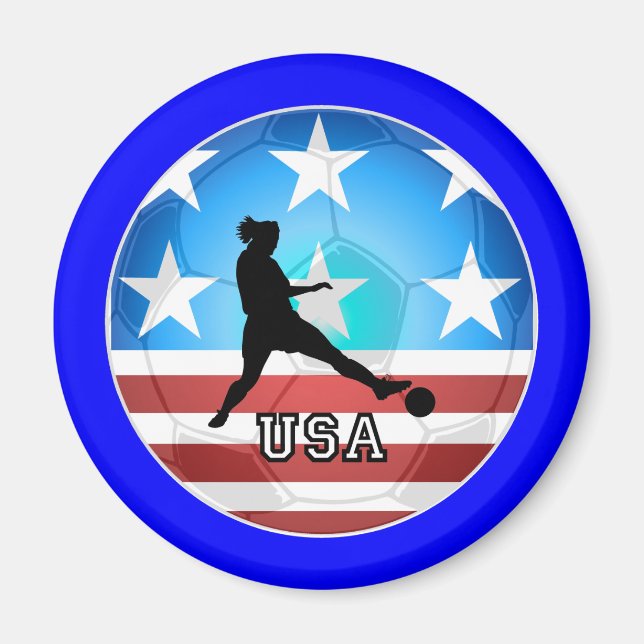 Íman futebol feminino (Frente)