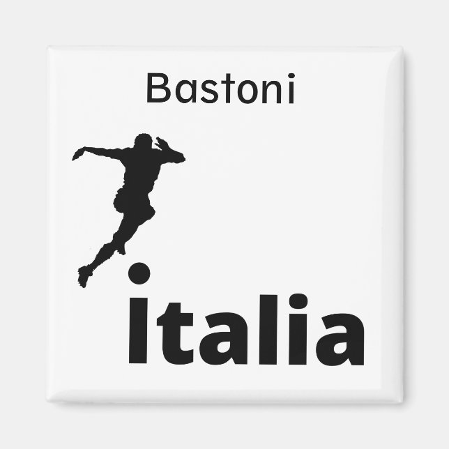 Íman Futebol Itália, personalizável (Frente)