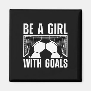Íman Futebol Legal Para Mulheres Meninas Amantes Do Fut