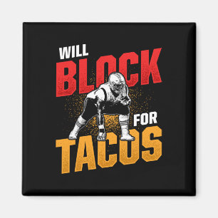 Íman Futebol Lineman Para Tacos Defensivos