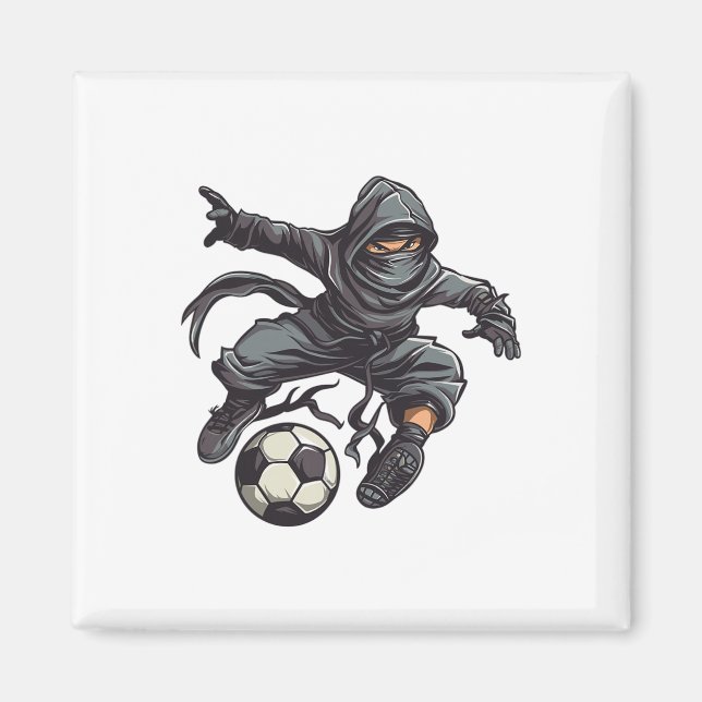 Íman Futebol Ninja I Futebol Infantil  (Frente)