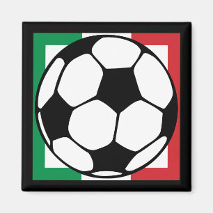 Íman futebol. quadrado de italia