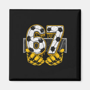 Íman Futebol Six Seven 67 Meme Divertido Gen Alpha _1