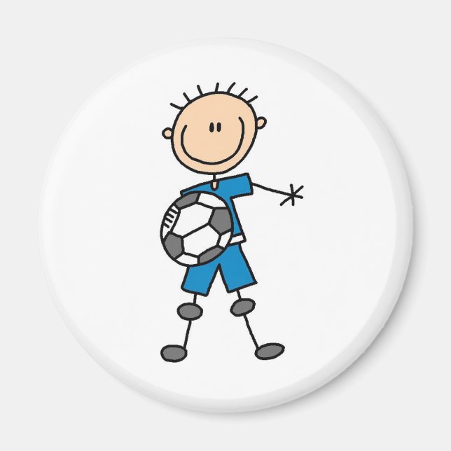 Íman Futebol Uniforme do Boy Blue (Frente)