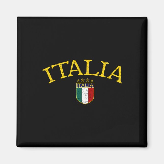 Íman Futebol Vintage Itália (Frente)