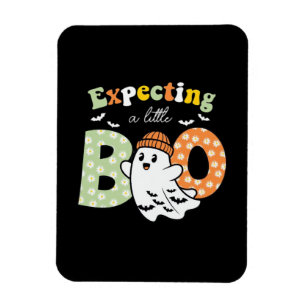 Íman Futura Mamãe Grávida Little Boo Halloween Divertid