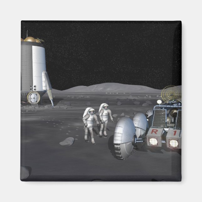 Íman Futuras missões de exploração do espaço 3 (Frente)