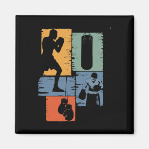 Íman Futuro Campeão Boxer Kids Diversão Gráfica Design