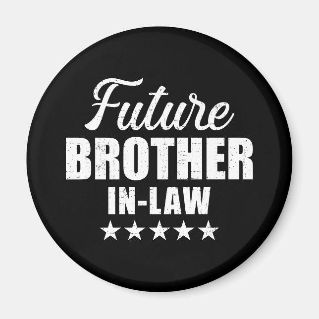 Íman Futuro cunhado para casamento e noivado (Frente)