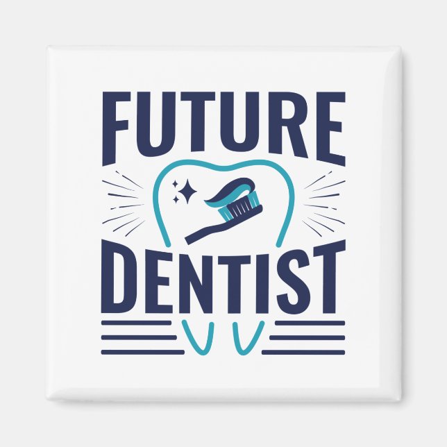 Íman Futuro Diploma de Estudantes Dentistas (Frente)