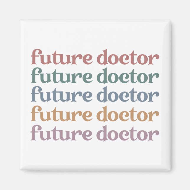 Íman Futuro Dr. Faculdade de Medicina Presente para Est (Frente)