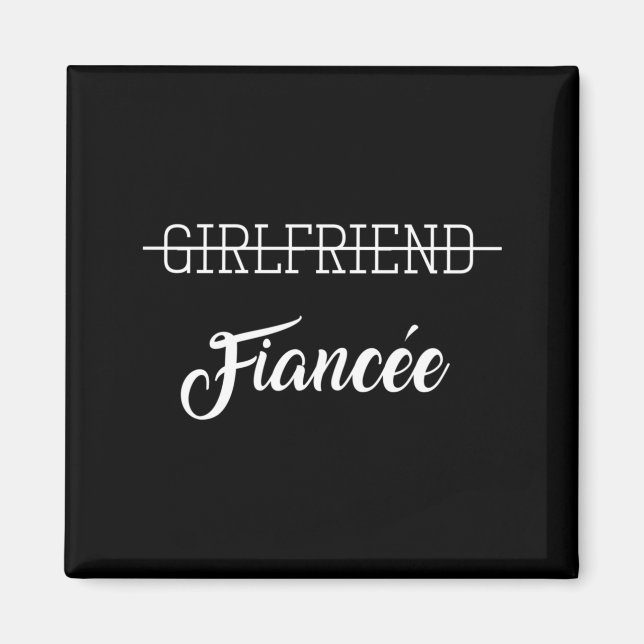 Íman Futuro Engajamento de Casal Engajado Feminino Dive (Frente)