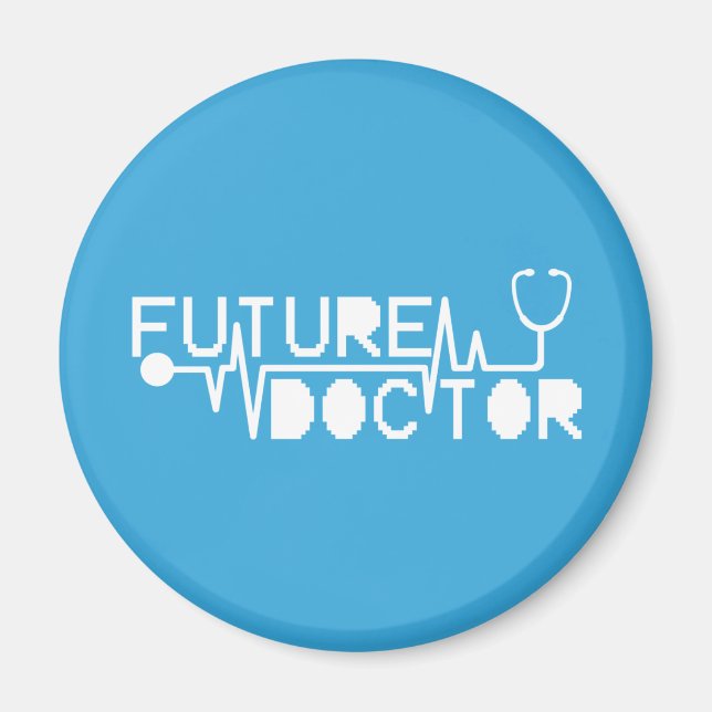 Íman Futuro médico medicina Estetoscópio (Frente)