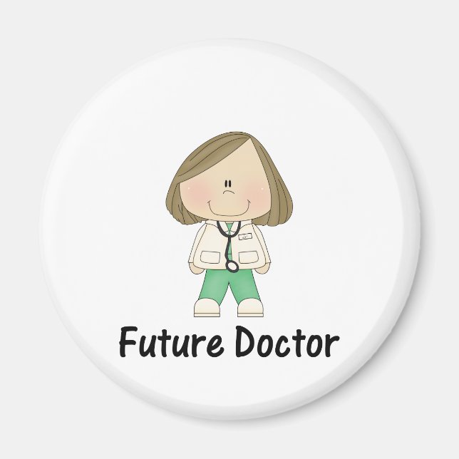 Íman futuro médico (menina) (Frente)
