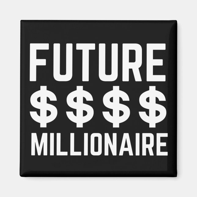 Íman Futuro Milionário (Frente)