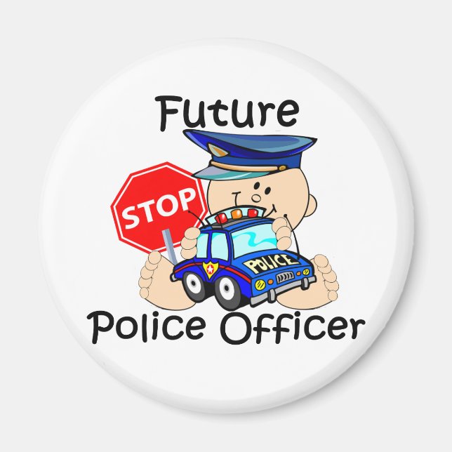 Íman Futuro Policial (Frente)