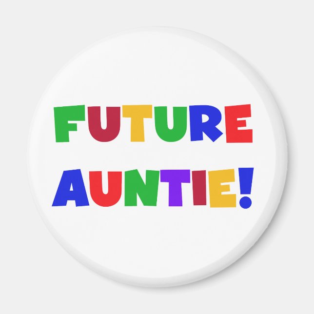 Íman Futuros Camisetas e presentes de cores primárias (Frente)
