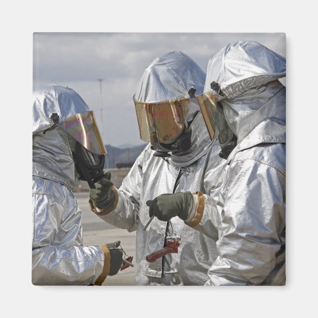 Íman Fuzileiros de combate a incêndios por salvação de  (Frente)