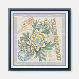 Íman G Criação de floração amarela