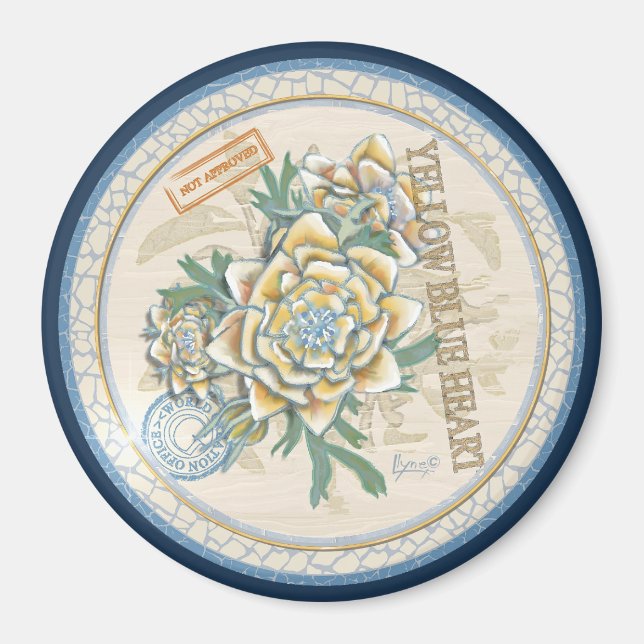 Íman G Criação de floração amarela (Frente)