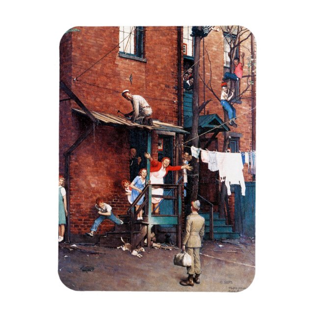 Íman G.I. de emergência. (Vertical)