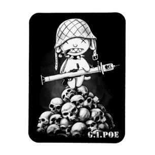 Íman G.I. Poe - Um verdadeiro herói Zombie - Magnet