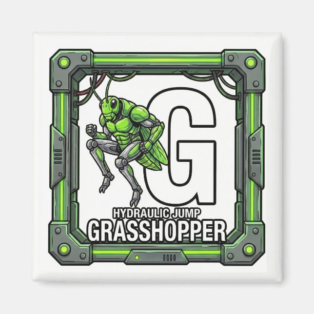 Íman G is for Grasshopper – GTA Style ABC Learning (Frente)